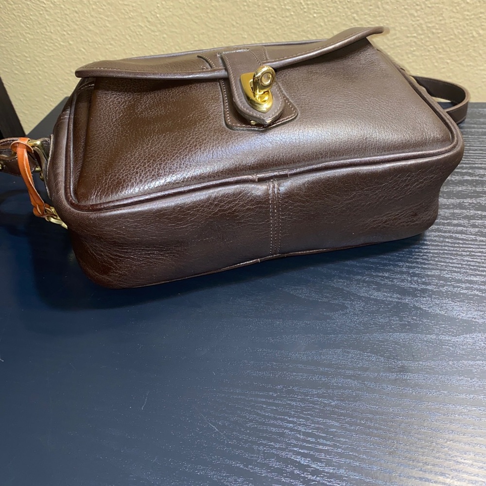 Vintage Dooney&Bourke brown leather crossbody bag - Picture 7 of 12